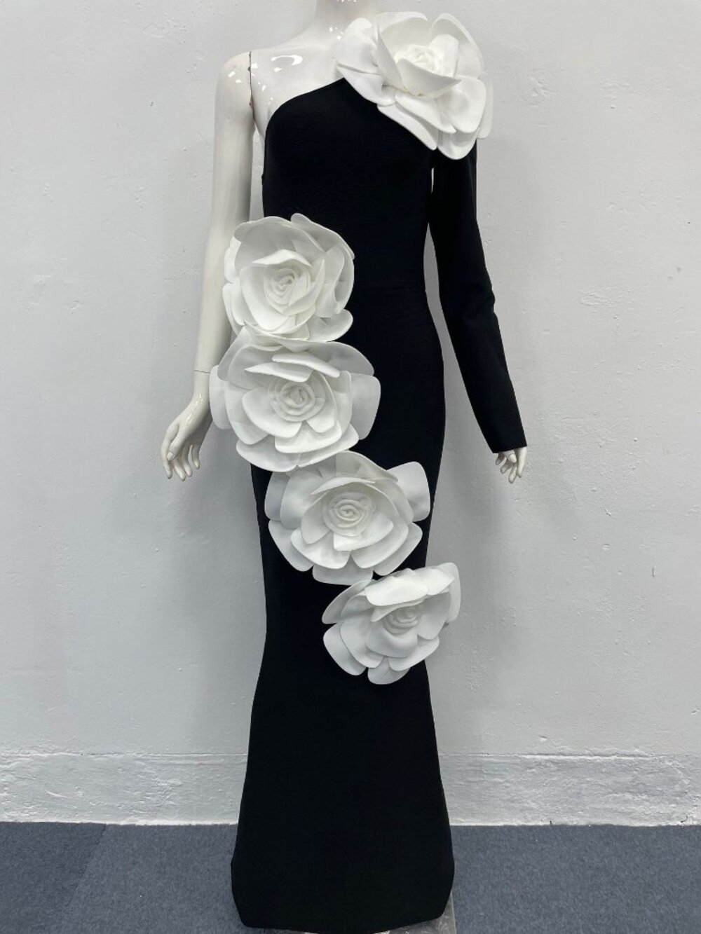 Sophisticated Asymmetrical Formal Dress | Stunning Gala Night Out Maxi